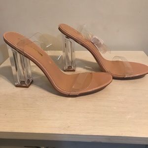 Clear heels✨